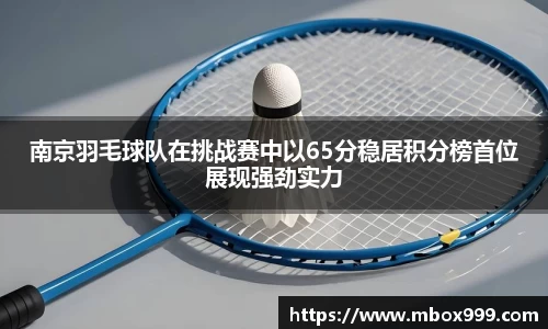 南京羽毛球队在挑战赛中以65分稳居积分榜首位展现强劲实力